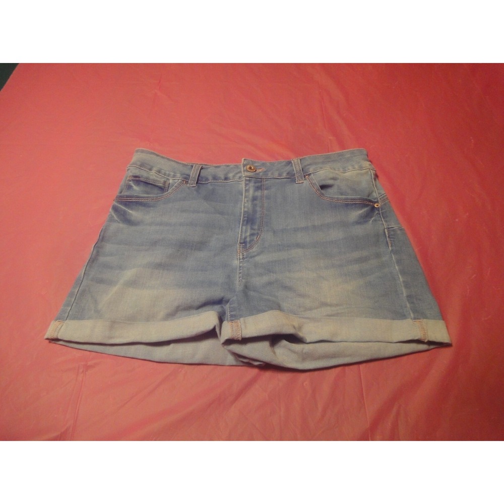 WAX Jeans BUTT I LOVE YOU light denim blue jeans stretch womens L